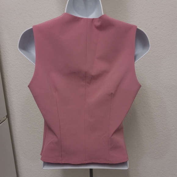 Lea Rome Top Blouse 38 Women's Casual Sleeveless pink color. Made in France - Picture 2 of 7